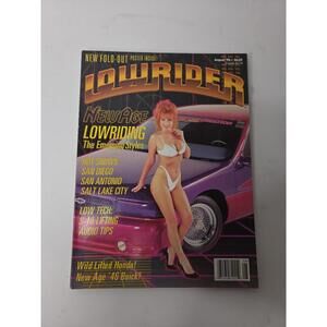 Vintage LOWRIDER Magazine August 1995 Vol 17 #8 Fold Out Poster Included